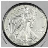 2001 American Silver Eagle 1oz .999