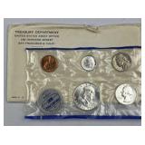1962 US Silver Uncirc. Coin Set w/ 90% Coins