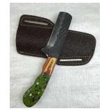 Handmade Steel Fixed Blade Knife w/ Sheath