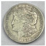1921 Morgan Silver Dollar, US $1 Coin, 90%