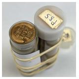 (2) Rolls BU 1958-D Lincoln Wheat Cents