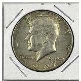 1967 JFK 40% Silver Half Dollar, US 50c Coin