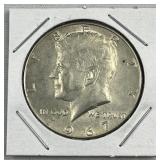 1967 JFK 40% Silver Half Dollar, US 50c Coin
