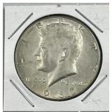 1967 JFK 40% Silver Half Dollar, US 50c Coin