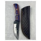 Handmade Steel Fixed Blade Knife w/ Sheath