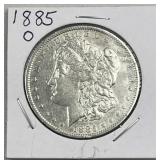 1885-O Morgan Silver Dollar, US 90% Coin