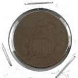 1865 US 2 Cent Piece