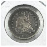 1856 Seated Liberty Silver Half Dime, 90% 5c