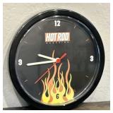 Hot Rod Magazine Wall Clock, 10'