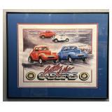 'Battle of the Gassers' NHRA Wall Art, Framed