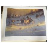 G. Harvey Art Print 'Riding with Grampa', Numbered