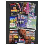 (11) Retro NBA, NFL & Racing Card Packs