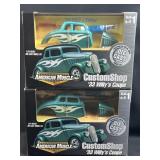 (2) ERTL Am. Muscle Custom '33 Willy's Coupe