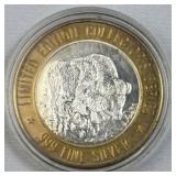 0.6oz Silver Strike Casino Token .999 Buffalo
