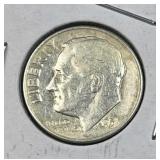 1951 Roosevelt Silver Dime, US 90% Coin
