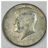 1967 JFK 40% Silver Half Dollar, US 50c Coin