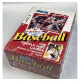 1990 Donruss Baseball Puzzle & Cards Box Sealed