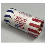 $25 Roll Martin Van Buren Presidential Dollars