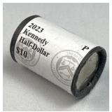 2023 JFK Clad BU Half Dollars Roll of (20)