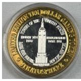 0.6oz Silver Strike Casino Token .999 Empire St.