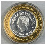0.6oz Silver Strike Casino Token .999 Caesar