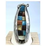 925 Silver Vintage Native American "Corn" Ring