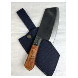 Damascus Steel Fixed Blade Knife w/ Sheath