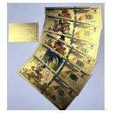 (6) Scrooge Themed Novelty Replica Notes