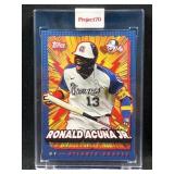 Ronald Acuna Jr. by Sket One Topps P70 #726
