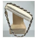 925 Silver Milor Twisted Rope Chain Bracelet