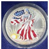 1999 American Silver Eagle 1oz .999 in Color