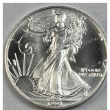 1991 American Silver Eagle 1oz .999 BU