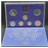 1982 Prf Coinage of Gr. Britain & N. Ireland Set