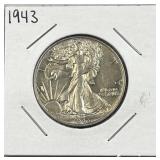 1943 Walking Liberty Silver Half Dollar, Quality