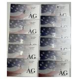 (11) 1 Grain Silver Bars .999 Fine
