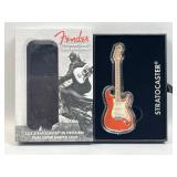 1oz Silver Fender Strat - Fiesta Red PAMP .999
