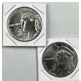 (2) 1776-2026 Enduring Liberty 250th Half USA