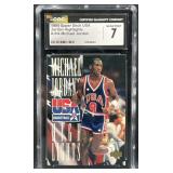 1994 Michael Jordan UD USA Basketball CGC 7