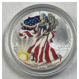 1999 American Silver Eagle 1oz .999, Colorized