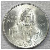 1979 Mexico Silver 100 Pesos, Uncirc .720