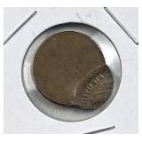 Lincoln Cent w/ Major Off-Center Error