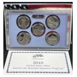 2010 US Mint America the Beautiful 25c Proof Set