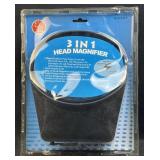 3 in 1 Head Magnifier for Hobbyist/Jeweler NEW
