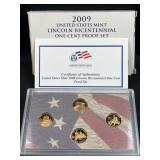 2009 US Mint Lincoln Bicentennial 1c Proof Set