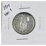 1917 Variety I Standing Liberty Silver Quarter