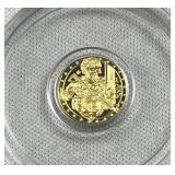 1/200ozt Gold Marines 24K .999 Monarch Metals