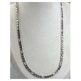 925 Silver Vintage Figaro Chain Necklace