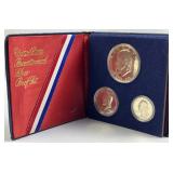 1776-1976 Silver Bicentennial 3pc Proof Coin Set