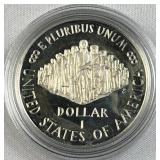 1987 Silver Proof Constitution Comm. Dollar 90%