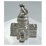 925 Silver Wells Vintage 3D U.S. Capitol Building